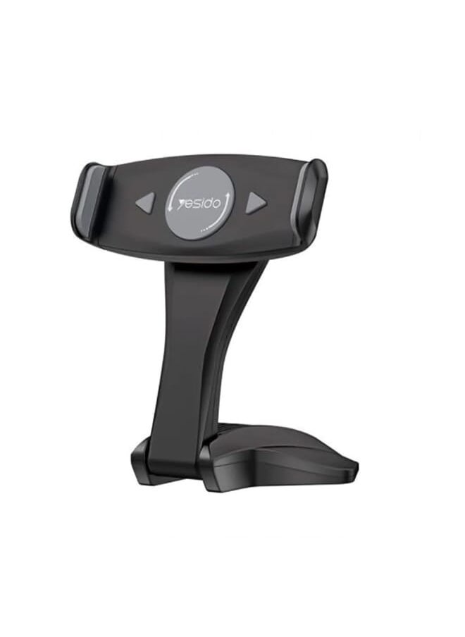 Yesido C21 Smart Tablet Holder Sturdy Anti-Slip Foldable for Easy Handling 360° rotation Compatible with 6.5-12.9 Inches - Black  - Image 1