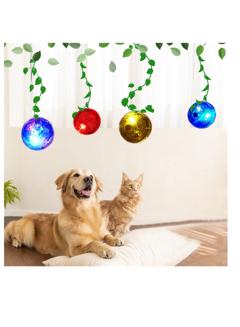 Excefore KASTWAVE LED Motion Activated Ghost Hunting Cat Ball Light Up Paranormal Investigate Cat Balls Interactive Fashion Lighted Glow Jumping Running Exercise Pet Ball Toys Pets Activity (4 Pieces) - Image 5