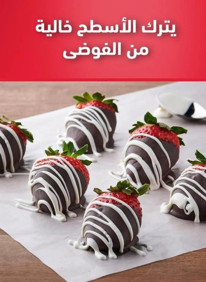 ركسو اجعل كل لحظة في مطبخك أكثر سهولة ونظافة مع ورق الشمع من "REXO" – مثالي لتحضير الطعام، الخَبز، وتسخينه في الميكروويف دون التصاق أو فوضى! حافظ على نكهة أطباقك وتمتع بتجربة طهي عملية وآمنة - Image 4