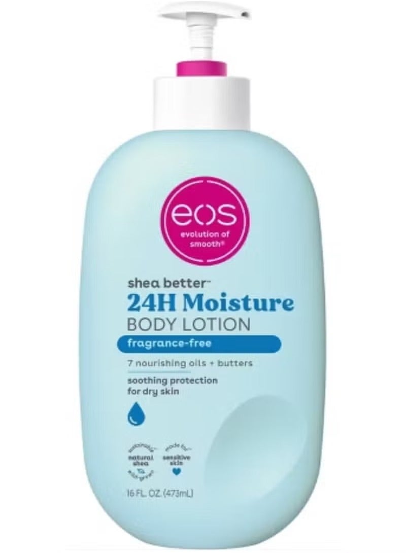 EOS Shea better 24H Moisture BODY LOTION Fragrance-free 473ML