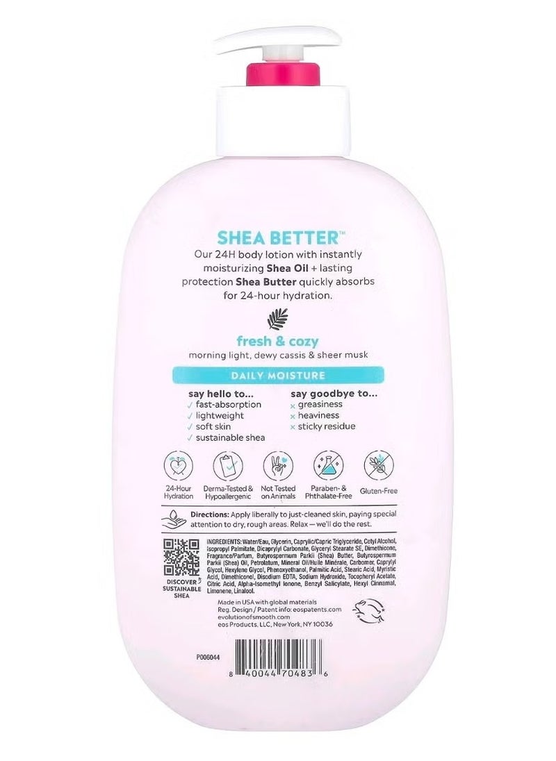 Shea Better 24H MOISTURE BODY LOTION -Fresh+Cozy For Dry Skin 473ML - pzsku/Z3CA497BF697E9A0DFD2DZ/45/_/1737986324/3f3da713-6948-4d38-a69f-d27e629a4722