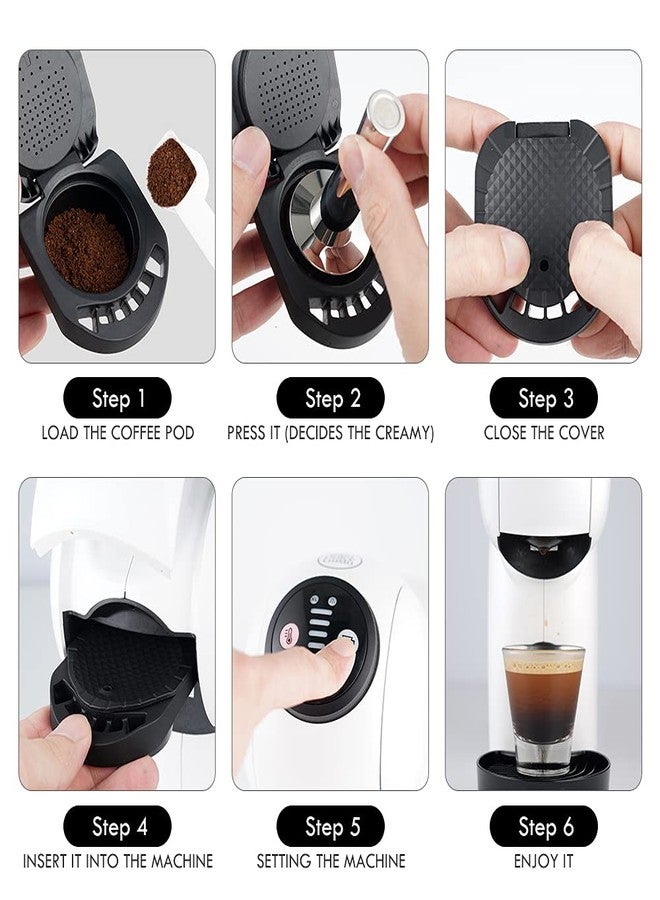 Sesama D’olce Gusto Converter Capsule Holder Adapter Directly Load Coffee Grind Version,Compatible with EDG466,EDG305 Mini Me,D‘olce Gusto Piccolo XS & Genis Series,Infinissima,Circolo - Image 4