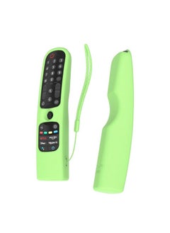 Sikai SIKAI Silicone Case Cover for LG AN-MR21GA Magic Remote, Shockproof Protective Cover for LG Smart TV Remote 2021, Standing Design, Skin-Friendly, Washable, Anti-Lost with Loop (Glow Green)  - Image 1