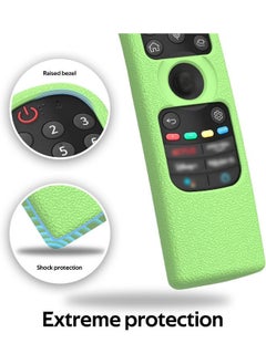 Sikai SIKAI Silicone Case Cover for LG AN-MR21GA Magic Remote, Shockproof Protective Cover for LG Smart TV Remote 2021, Standing Design, Skin-Friendly, Washable, Anti-Lost with Loop (Glow Green)  - Image 5