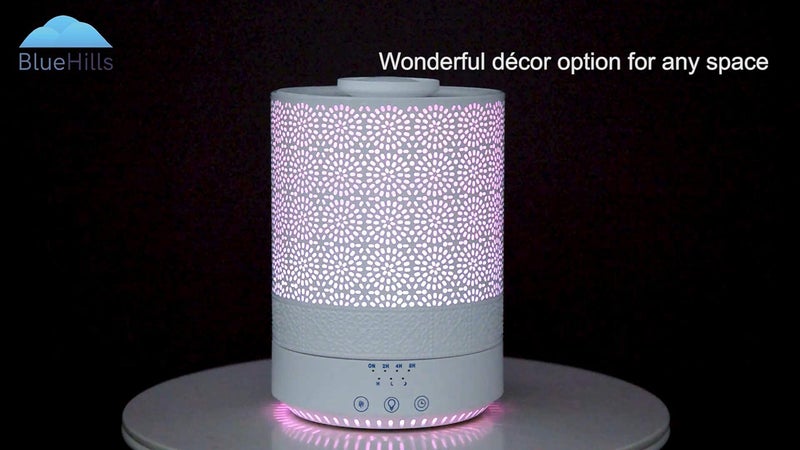 BlueHills 2500 ML XL Essential Oil Diffuser Aroma Humidifier with Timer for Large Home Decor Baby Rooms Big Huge 2.5 L Capacity Long Run Color Changing Lights Decorative Design High Mist White- F002 - Image 5