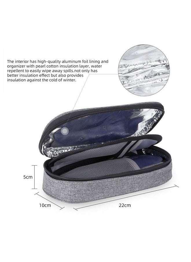 Insulin Cooler Travel Carrying Case with 1 Ice Pack