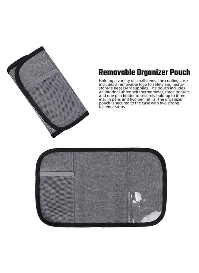 Insulin Cooler Travel Carrying Case with 1 Ice Pack
