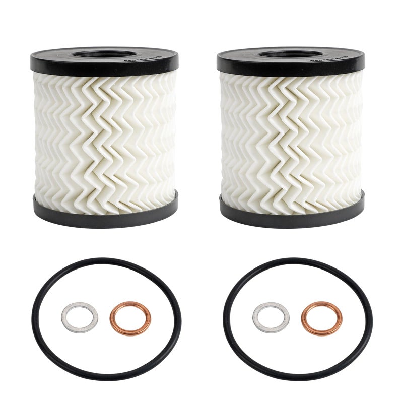 Engine Oil Filter Fits for BMW Mini Cooper Cooper Clubman Countryman Paceman R55 R56 R57 R58 R59 R60 R61 Replaces 11427622446 2 Pcs