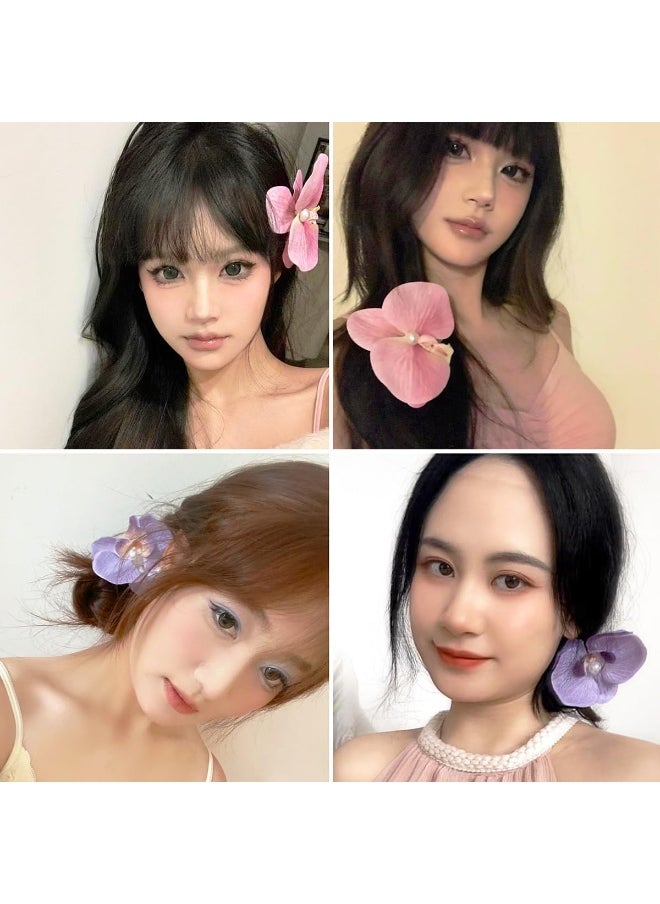 Generic 6-Piece Flamingo Flower Braided Hair Clips Set for Summer and Beach, for Women and Girls.  - Image 5