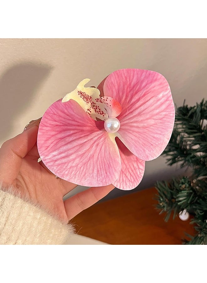 Generic 6-Piece Flamingo Flower Braided Hair Clips Set for Summer and Beach, for Women and Girls.  - Image 4