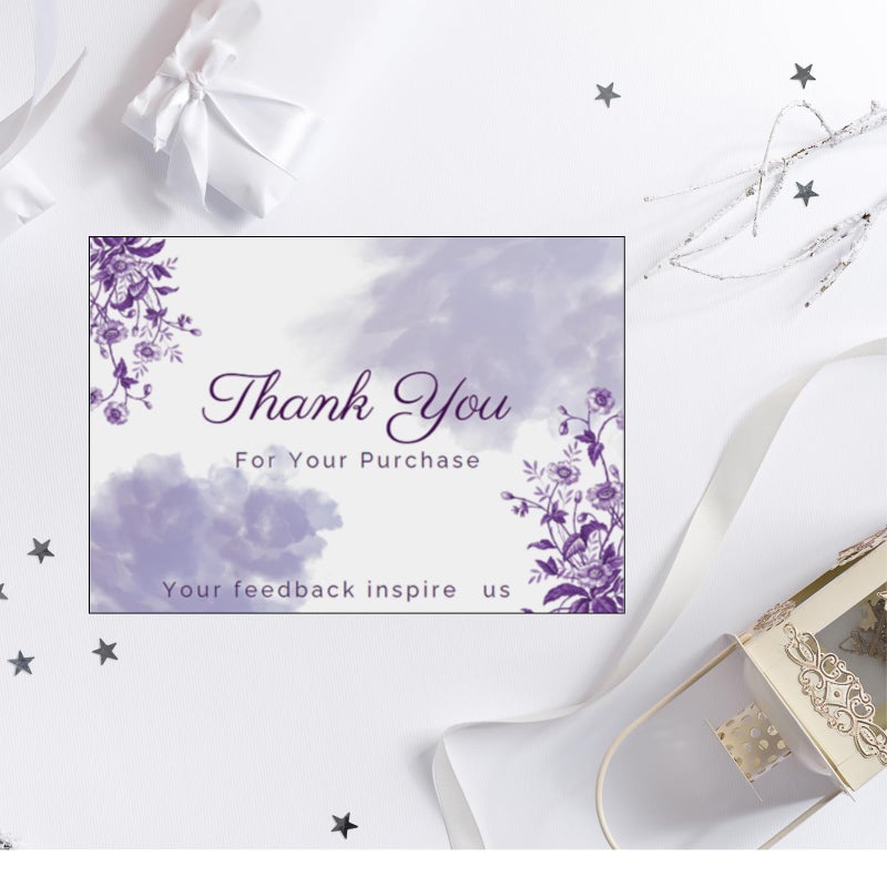 BenignCraft 100 Pcs Thank You Tags, Colored Pre-Designed (6 × 9 Cm) for Small Business E-Commerce, Thanks Giving Labels to Customers - Image 5