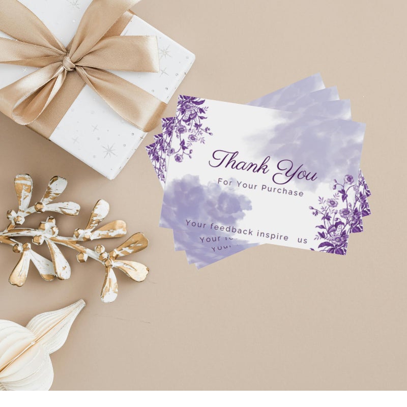 BenignCraft 100 Pcs Thank You Tags, Colored Pre-Designed (6 × 9 Cm) for Small Business E-Commerce, Thanks Giving Labels to Customers - Image 4