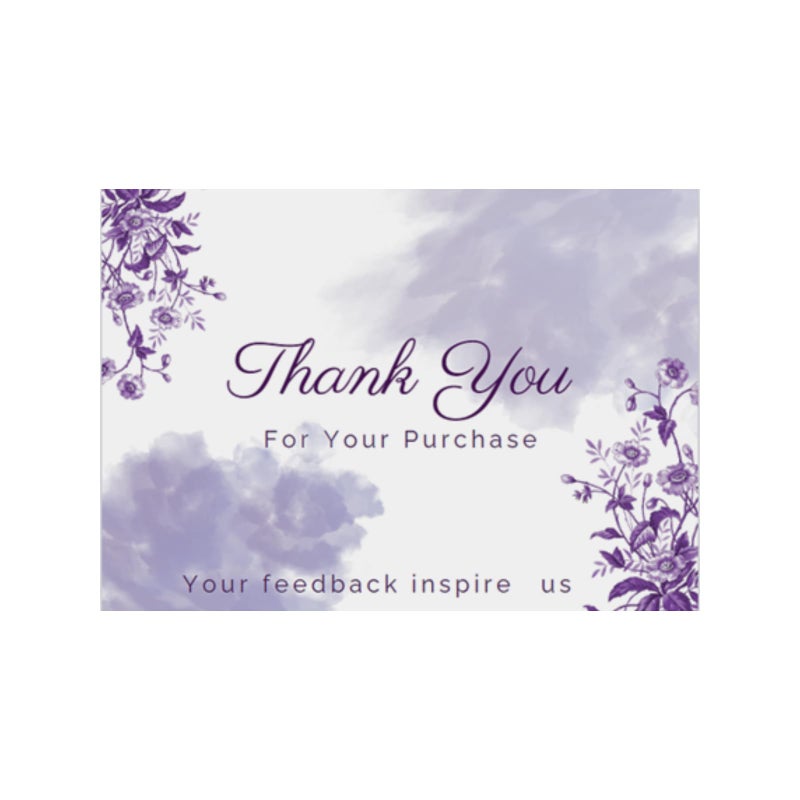 BenignCraft 100 Pcs Thank You Tags, Colored Pre-Designed (6 × 9 Cm) for Small Business E-Commerce, Thanks Giving Labels to Customers - Image 1