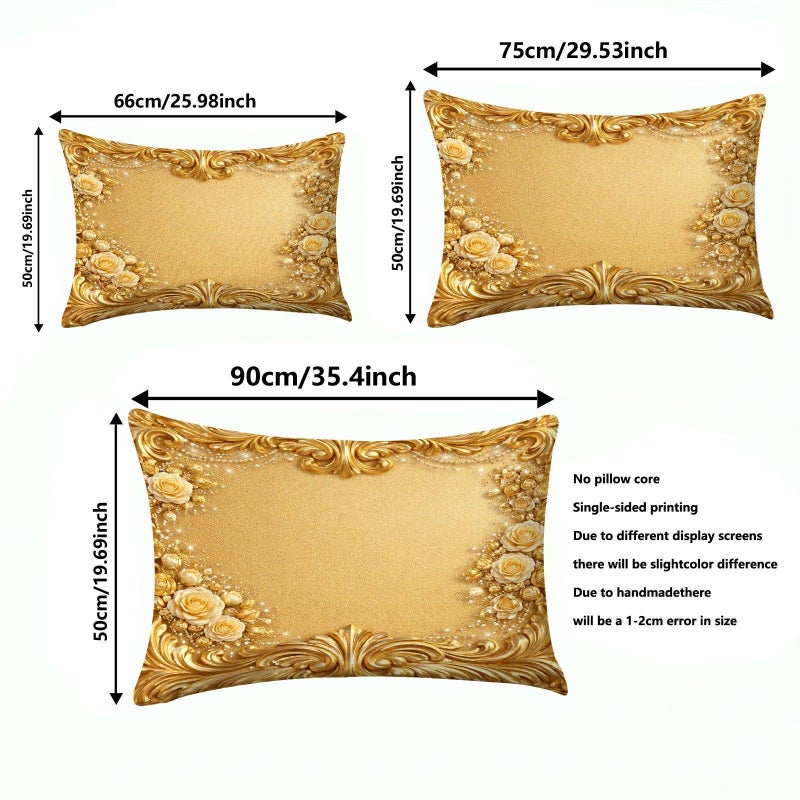 Mixed Colors Standard 19.69x25.98 Inch Floral Printed Decorative Pillowcase for Bed Sofa Bedroom Home Styling - Image 3