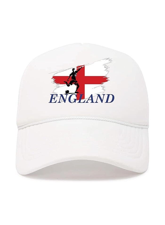 England Sports Cap With Adjustment Plastic Snap Closure For Men And Women - Image 1