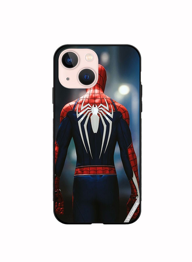 VR CREATIVE Protective Case Cover For Apple iPhone 13 mini Spiderman Back Design Multicolour - Image 1
