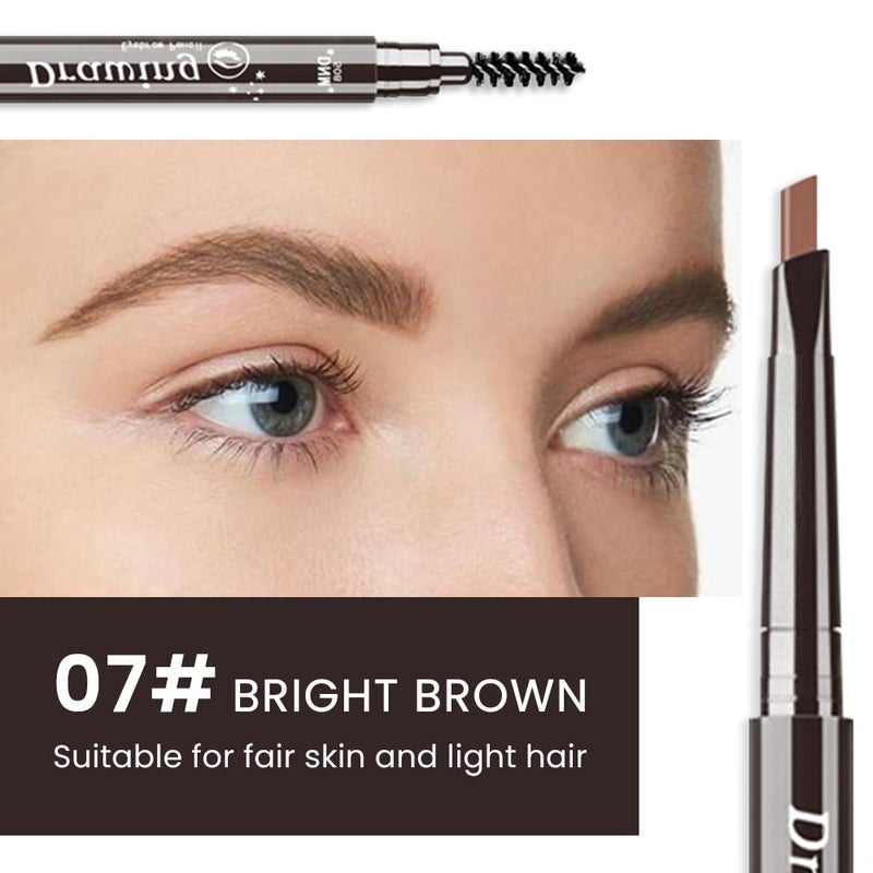 evpct Eyebrow Stencils Kit for Women Shaping, Eyebrow Shaper Makeup Kit, Eye Brow Stencil Shaper Tinting kits for Women, with Eyeliner, Eyebrows Pencil, Pomade, Brush and 10 Stencils, Kit-02# BLONDE - Image 4