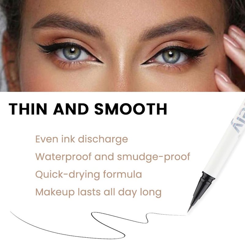 evpct Eyebrow Stencils Kit for Women Shaping, Eyebrow Shaper Makeup Kit, Eye Brow Stencil Shaper Tinting kits for Women, with Eyeliner, Eyebrows Pencil, Pomade, Brush and 10 Stencils, Kit-02# BLONDE - Image 3