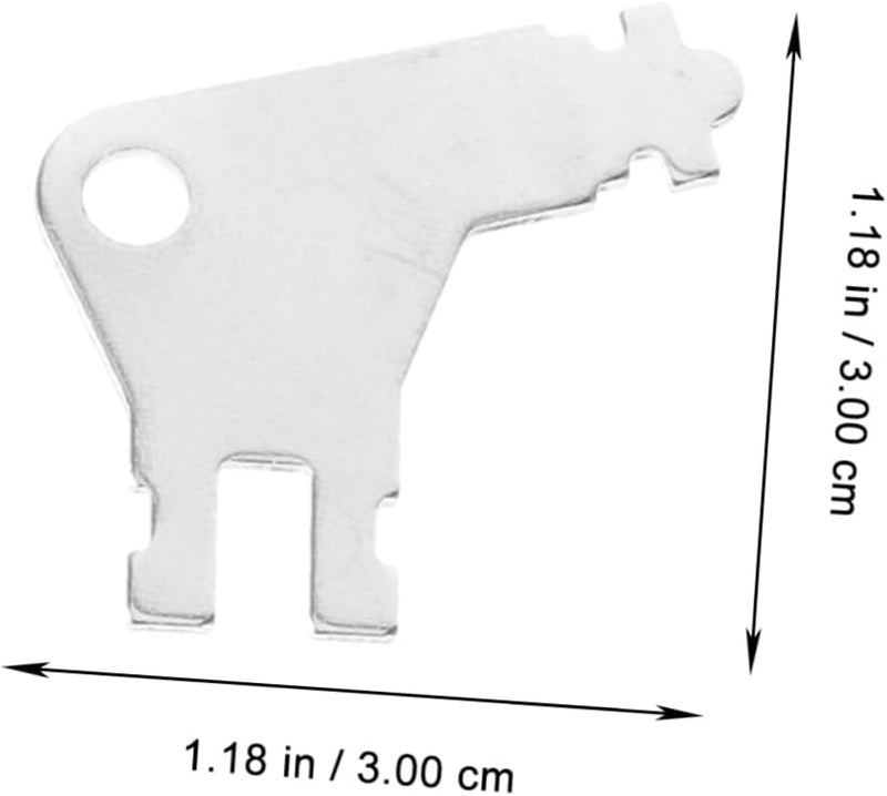 5Pcs Commercial Paper Towel Dispenser Key Replacement Metal Toilet Paper Dispenser Key Ring - Image 4