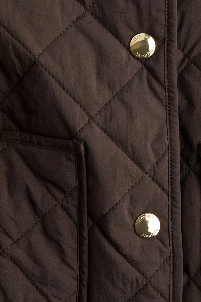 H&M  Quilted corduroy-collar jacket for Women | Best Price UAE