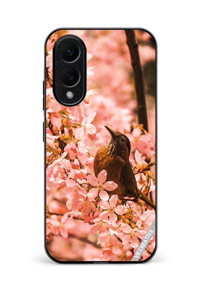 Protective Case Cover For Samsung Galaxy S25 Edge Beauty Bird Design Multicolour