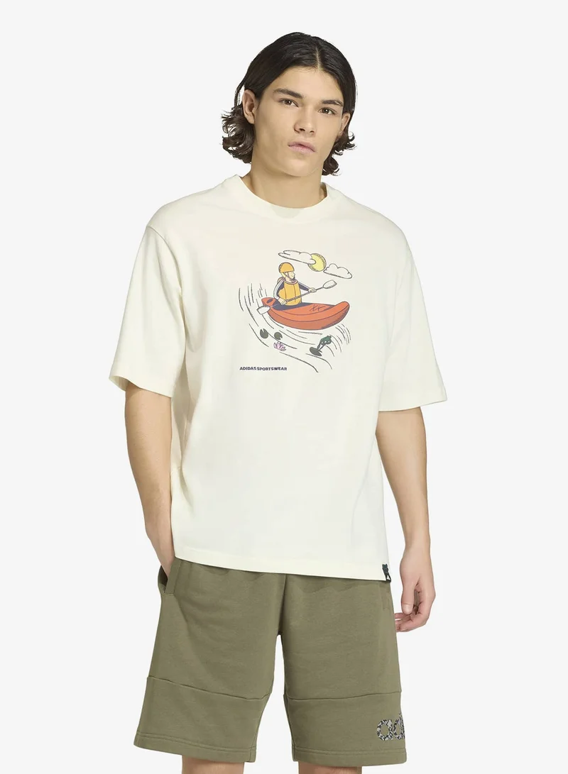 اديداس تيشيرت رسومات الكاياك