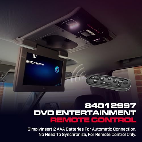 XIMAKA 84012997 Rear Overhead Consoles DVD Entertainment Remote Control Replacement for 2014-2020 Chevy Silverado/Suburban/Tahoe, GMC Sierra/Yukon, Cadillac and Buick Replace# 23352035, 23432161 - Image 4