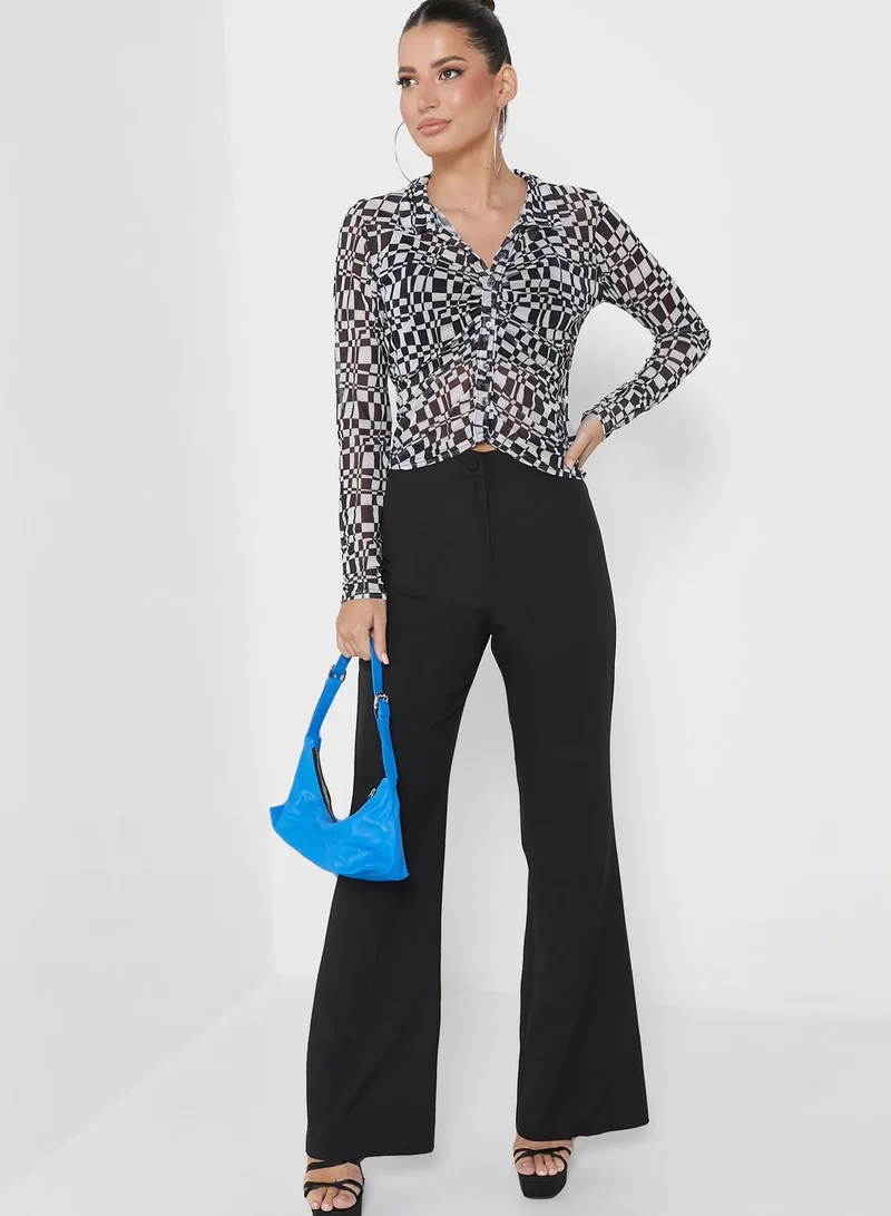 boohoo Wide Leg Pants