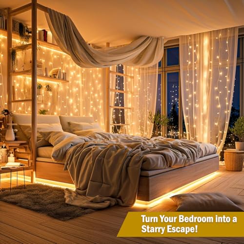 GIGAWATTS 38 LED 10.5M Copper Wire PowerPixel Fairy Lights | 360° Glow Decorative String Lights for Home, Diwali, Christmas, Weddings, Parties & Outdoor Décor (Pack of 1, Warm White) - Image 3