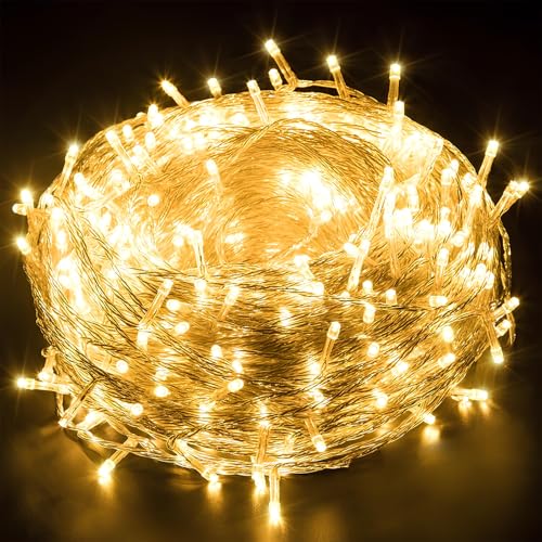 GIGAWATTS 38 LED 10.5M Copper Wire PowerPixel Fairy Lights | 360° Glow Decorative String Lights for Home, Diwali, Christmas, Weddings, Parties & Outdoor Décor (Pack of 1, Warm White) - Image 1