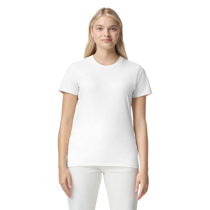 Gildan womens Heavy Cotton Adult T-shirt, 2-pack T Shirt, White, Medium US - Image 2