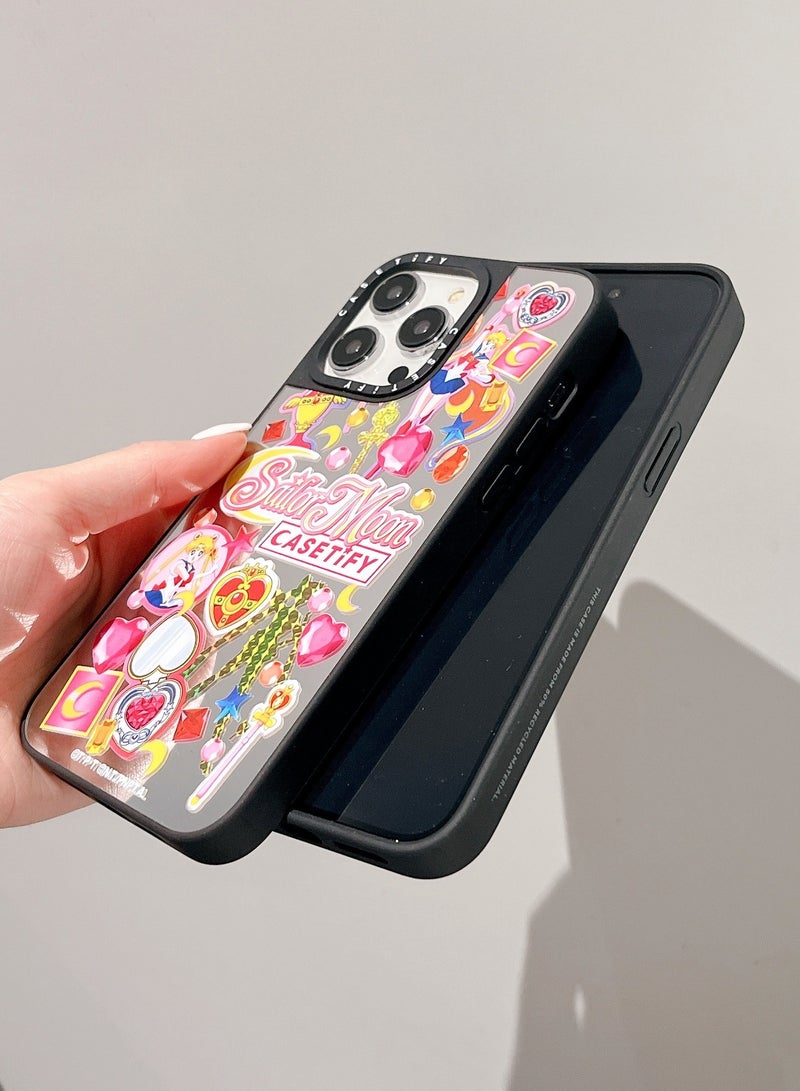 Casetify Apple iPhone 14 Pro Case Sailor Moon Magnetic Adsorption Phone Cover - Mirror Face - Image 4