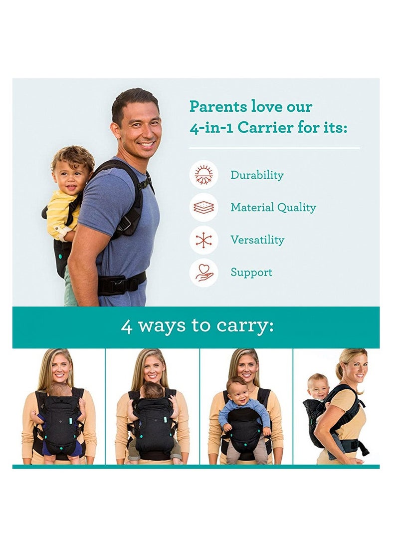 ARNOTEC 4 in 1 Multifunctional and Comfortable Baby Carrier with Secure Buckles and Adjustable Design, Suitable for New - borns to Free Your Hands  - Image 5