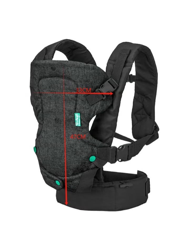 ARNOTEC 4 in 1 Multifunctional and Comfortable Baby Carrier with Secure Buckles and Adjustable Design, Suitable for New - borns to Free Your Hands  - Image 4