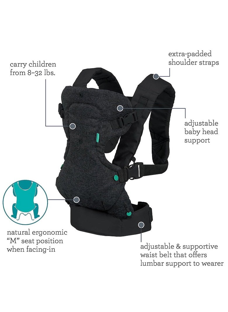 ARNOTEC 4 in 1 Multifunctional and Comfortable Baby Carrier with Secure Buckles and Adjustable Design, Suitable for New - borns to Free Your Hands  - Image 5