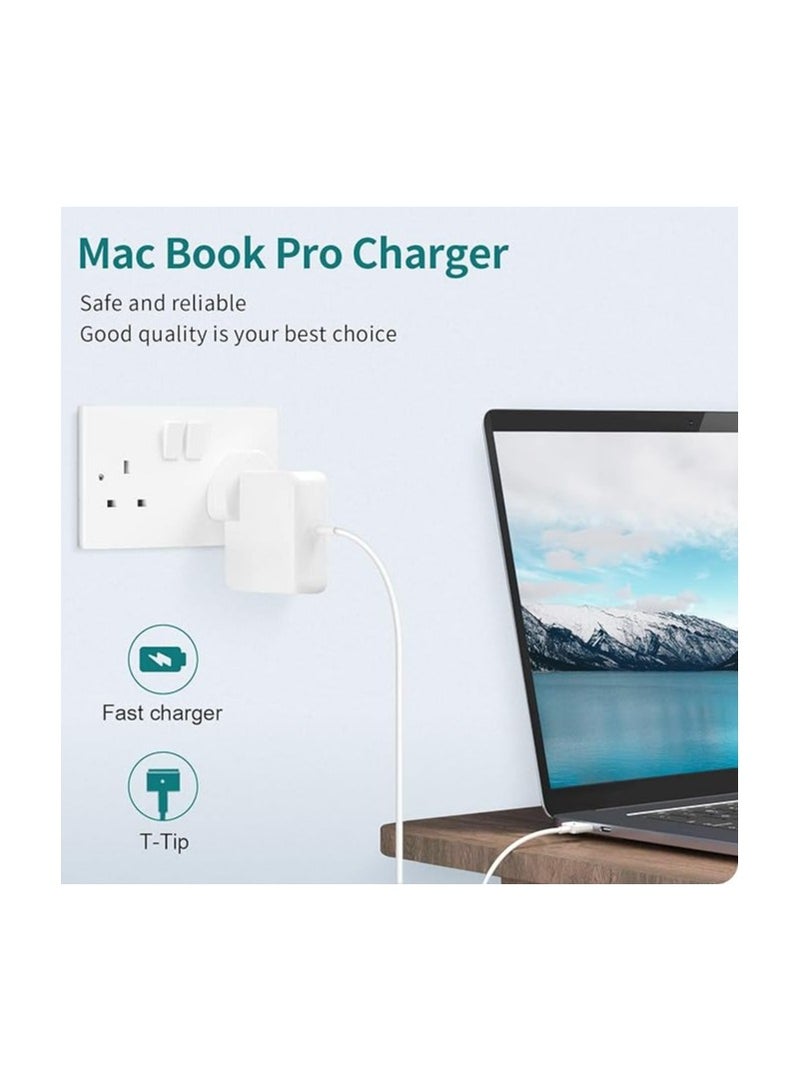 Terabyte 85W Replacement Charger 85W T-Tip power adapter compatible with MacBook Pro 13-inch, 15-inch, and 17-inch Mac Book Air models 11-inch and 13-inch. Released Models in 2012, 2013, 2014, and 2015.  - Image 4