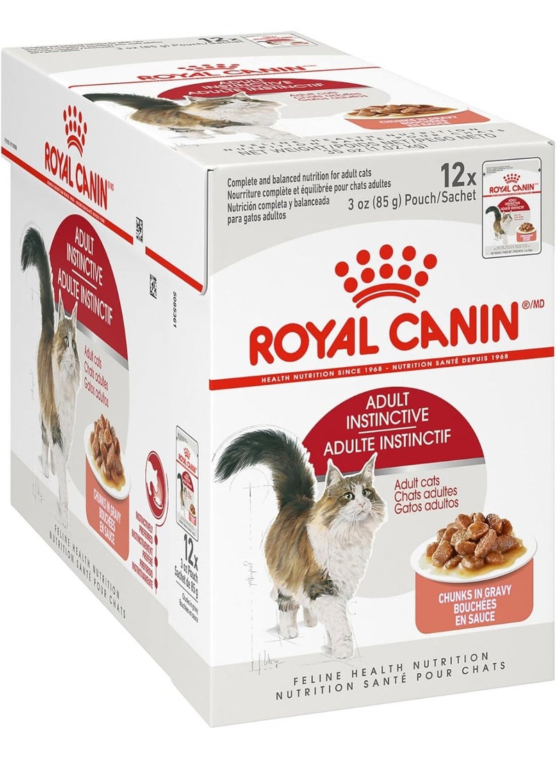 رويال كانين طعام قطط بالغ رطب في الصوص – ٨٥ جم × ١٢ أكياس - Image 1