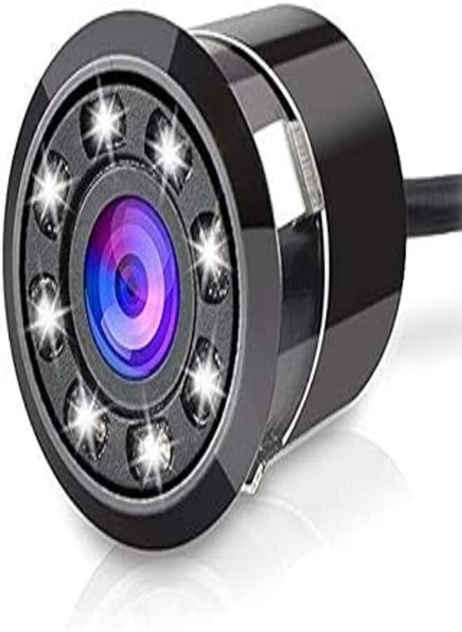 Generic Generic Car rear view parking reverse camera 8 led lights with guideline waterproof 