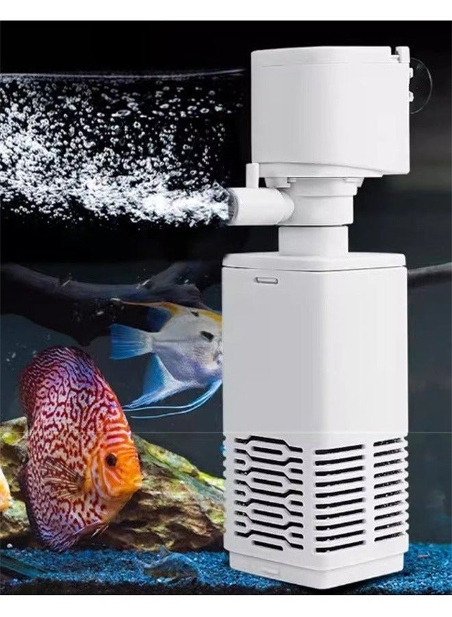 Generic Silent Internal Aquarium Filter Fish Tank Filter Submersible Water Filter Pump Multifunctional Filter Water  - Image 1