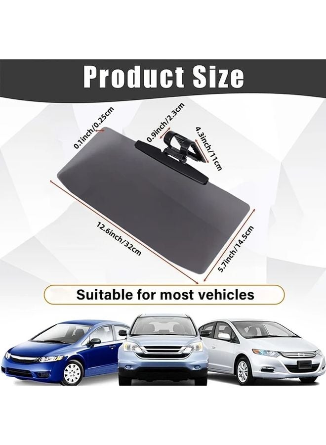 1 Set Car Sun Visor Extenders Anti Glare Polarized Acrylic Blocks UV Rays - Image 2