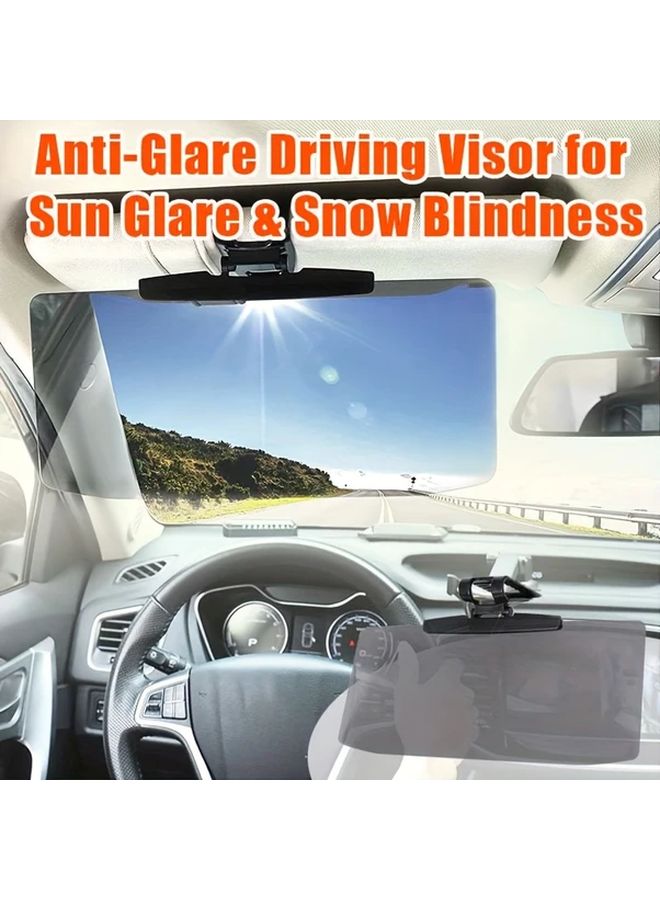 1 Set Car Sun Visor Extenders Anti Glare Polarized Acrylic Blocks UV Rays - Image 4