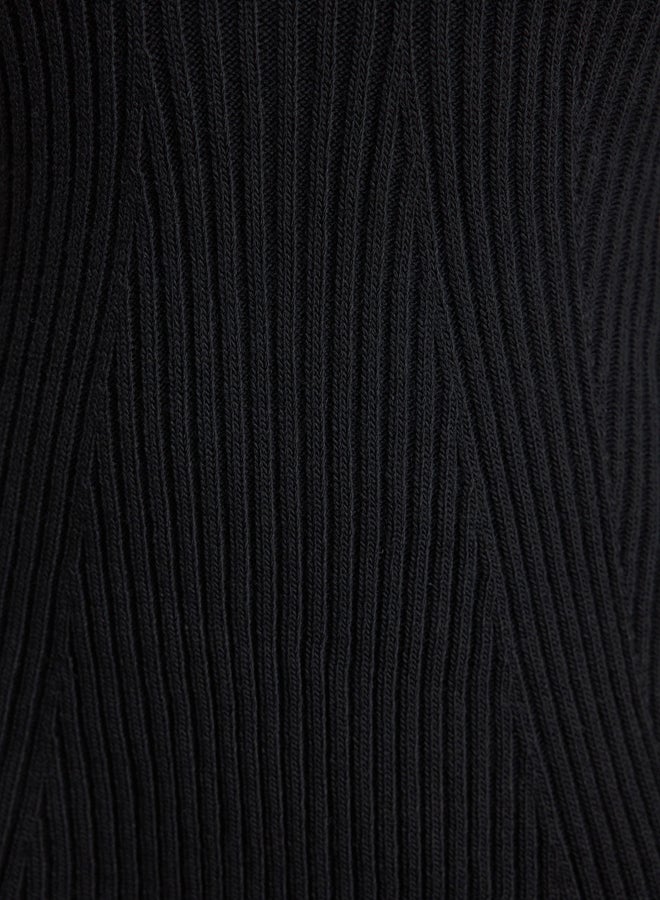 trendyol ALine Mini Knitwear Dress  Black, - Image 4