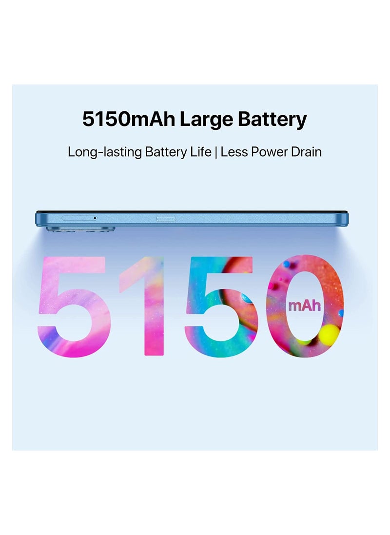 UMIDIGI A13 Pro NFC Smartphone, 6.7" HD Full Screen + 5150mAh Battery, AI Triple Camera, Dual Mics Noise-Cancellation, Unisoc T610 Processor Android Cell Phone with FM Radio (6GB+128GB) BLUE
