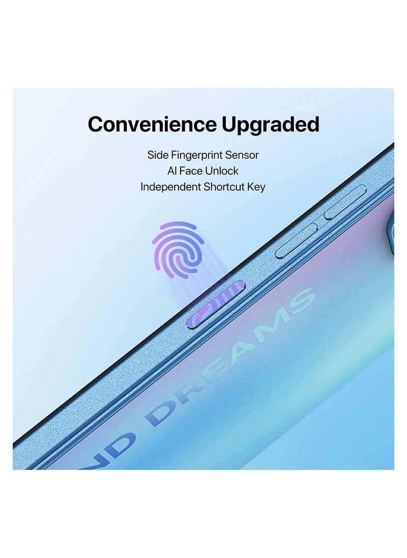 UMIDIGI A13 Pro NFC Smartphone, 6.7" HD Full Screen + 5150mAh Battery, AI Triple Camera, Dual Mics Noise-Cancellation, Unisoc T610 Processor Android Cell Phone with FM Radio (6GB+128GB) BLUE
