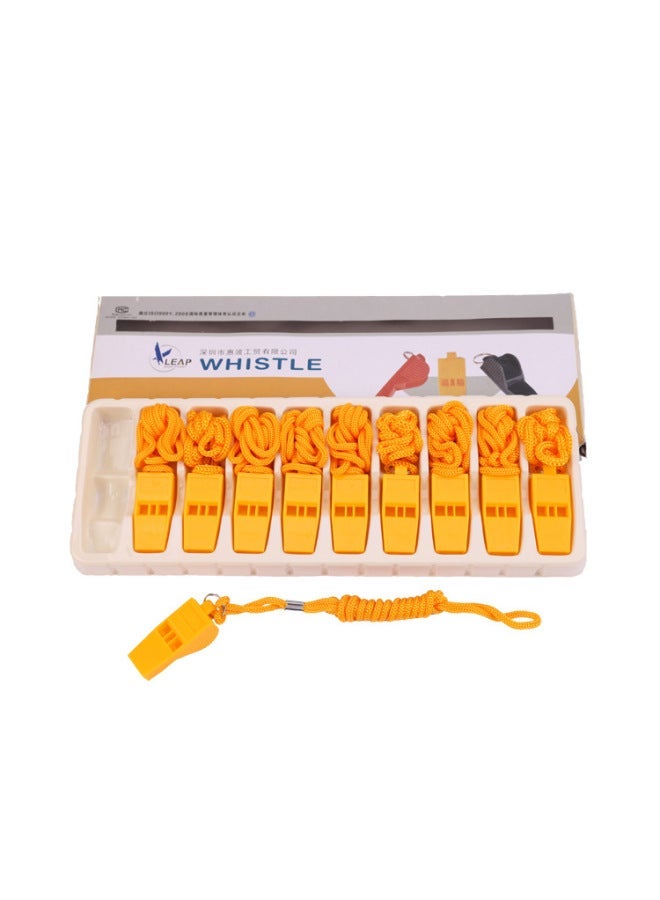 Generic Tianfu Plastic Nuclear-free Whistle For Senior High School Entrance Examination PE Teacher Coach Special Match Basketball Football Referee Whistle-Color:Ks001 With Rope (black) - Image 4