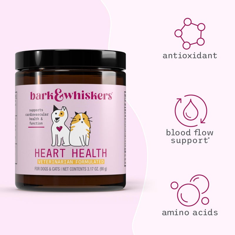Dr. Mercola Bark & Whiskers Heart Health for Dogs & Cats, 3.17 oz. (90g), 90 Scoops, Cheddar Cheese Flavor, Supports Cardiovascular Health and Function, Veterinarian Formulated, Non-GMO, Dr. Mercola - Image 4