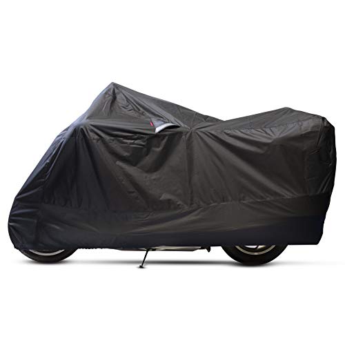 Dowco Guardian 50021-00 WeatherAll Plus Indoor/Outdoor Waterproof Motorcycle Cover, EZ Zip: Black, XX-Large - Image 2