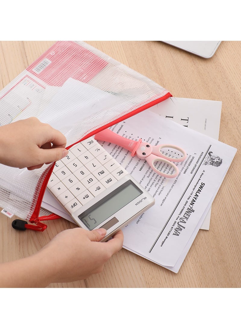 Deli E5654 Zip Bag - A4, Assorted Colors - Image 4