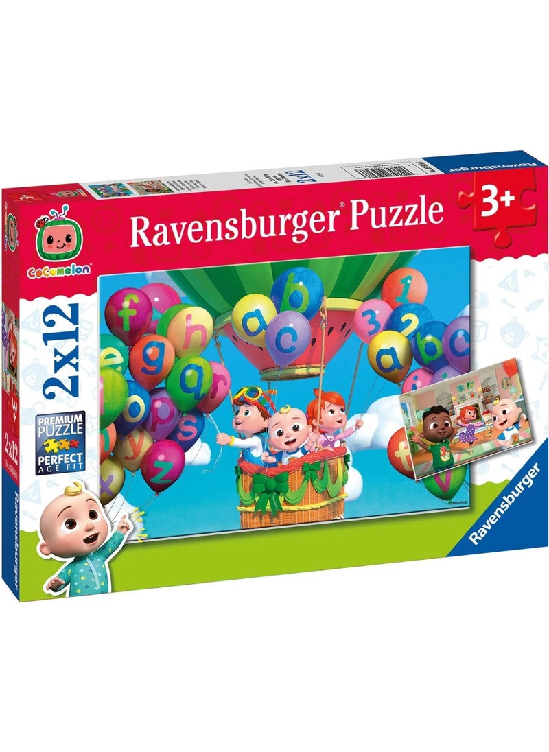 Ravensburger - 2X12 Piece Puzzle Cocomelon 056286 - Image 1