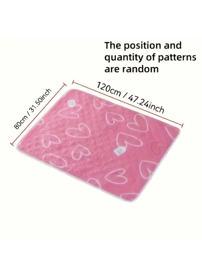 وسادة تدريب الحيوانات الأليفة القابلة للغسل Blue Heart مقاس 27.56 × 35.43 بوصة مصنوعة من البوليستر الناعم القابل للتنفس - Image 5